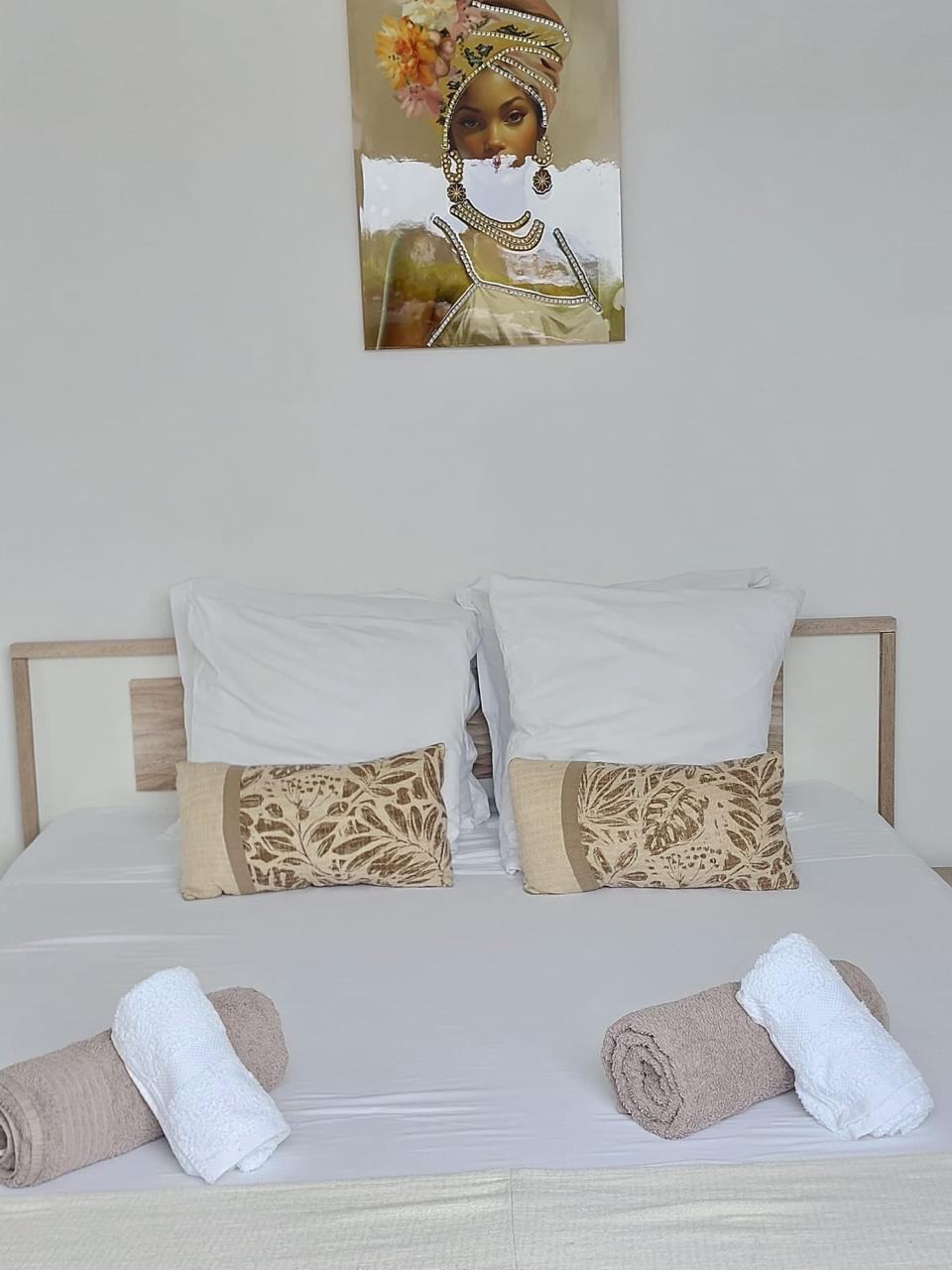 Chambre aux tons naturels