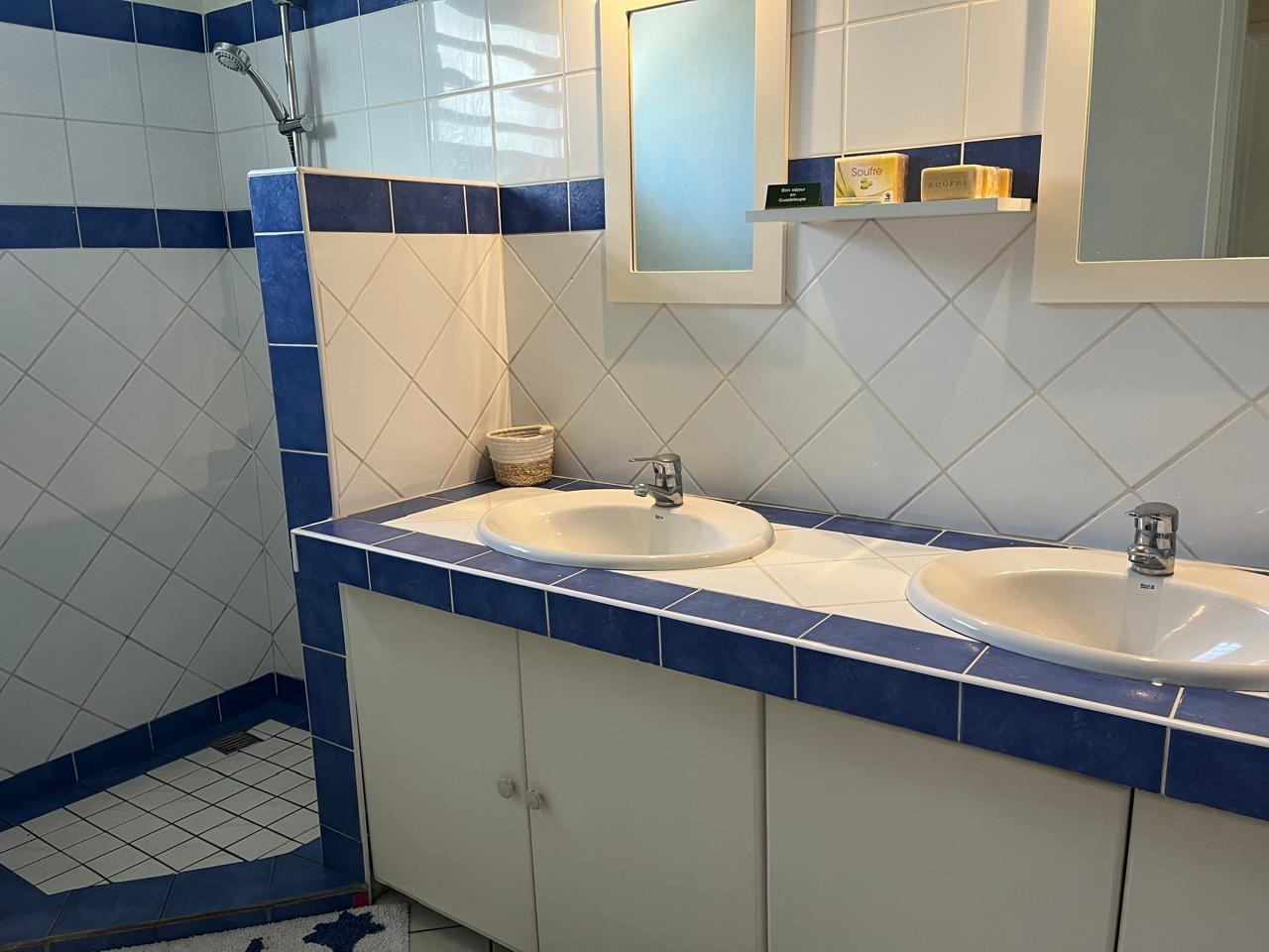 Salle de bain avec douche à l’italienne